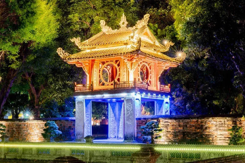 Van Mieu - Quoc Tu Giam (the Temple of Literature), considered Vietnam's first university, is an iconic destination in Hanoi. Photo: Huy Pham/The Hanoi Times