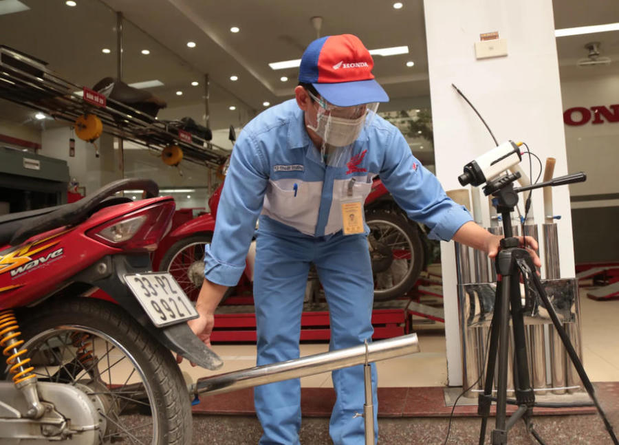 Vietnam gears up for emissions testing of over 70 million motorbikes