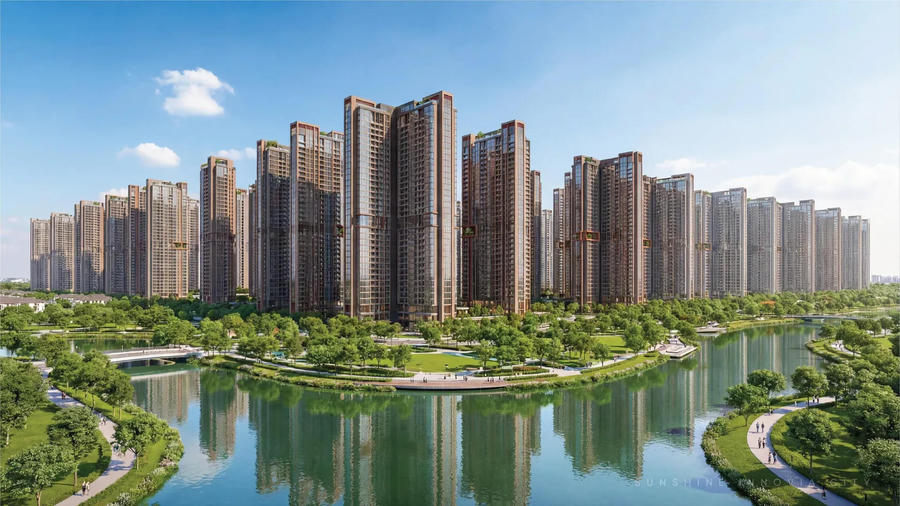 The design of the North Thang Long Urban City project in Phuc Thinh Commune.
