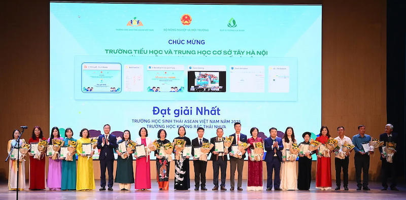 ASEAN Eco-Schools Awards 2025 honors 60 Vietnamese schools nationwide
