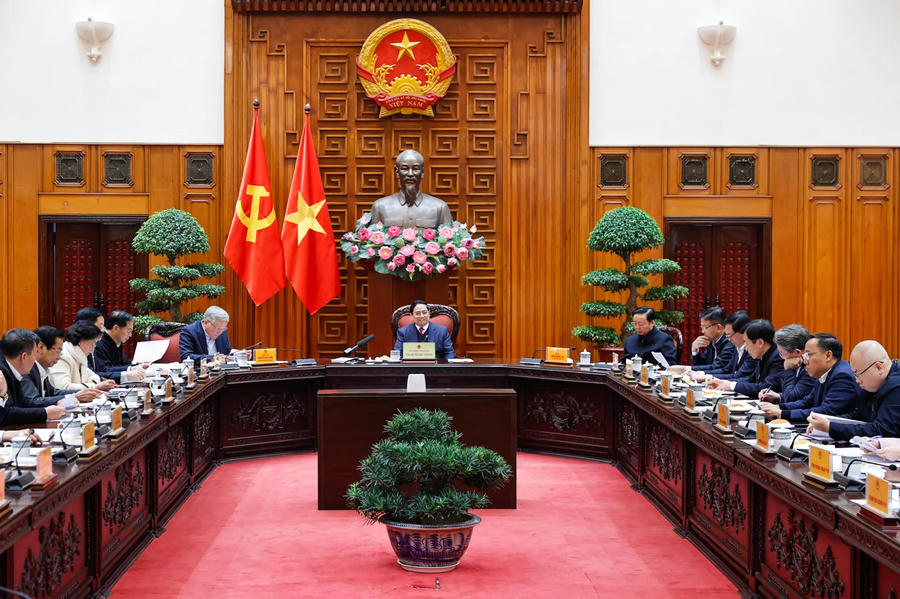 Overview of the government meeting. Photo: VGP