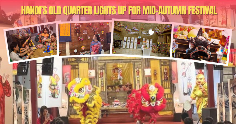 Hanoi's old quarter lights up for mid - autumn festival