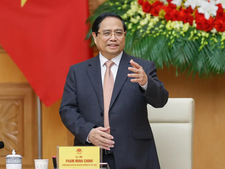 Prime Minister Pham Minh Chinh affirms Vietnam's willingness to remove bottlenecks and improve the investment conditions for foreign companies and investors.