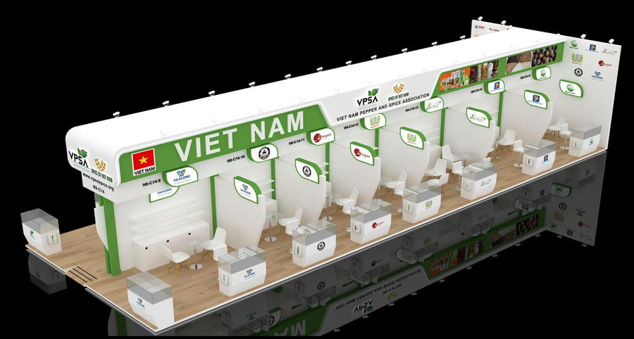 The VPSA's joint exhibition area for 18 member companies at Gulfood 2026. Photo: VPSA