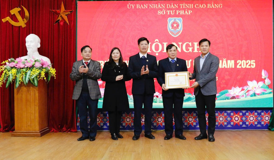 Sở Tư pháp Cao Bằng hoàn thành xuất sắc nhiệm vụ năm 2024