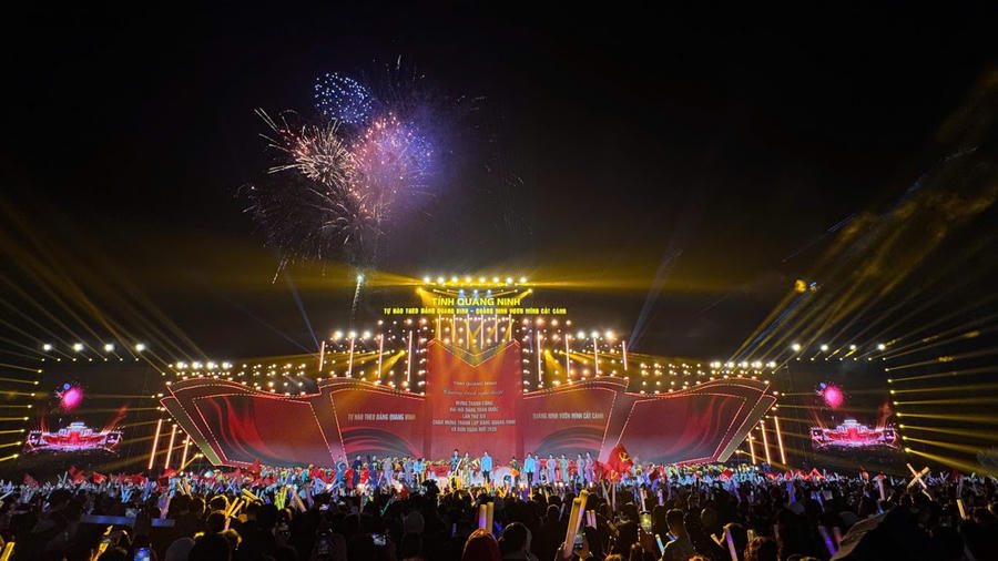 Đại nhạc hội chào mừng Đại hội XIV: Quảng Ninh lan tỏa niềm tự hào và khát vọng vươn lên
