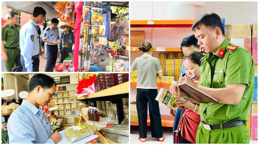 Lực lượng chức năng tỉnh Gia Lai đồng loạt ra quân, siết chặt công tác kiểm tra, kiểm soát thị trường hàng hóa dịp Tết Nguyên đán Bính Ngọ 2026