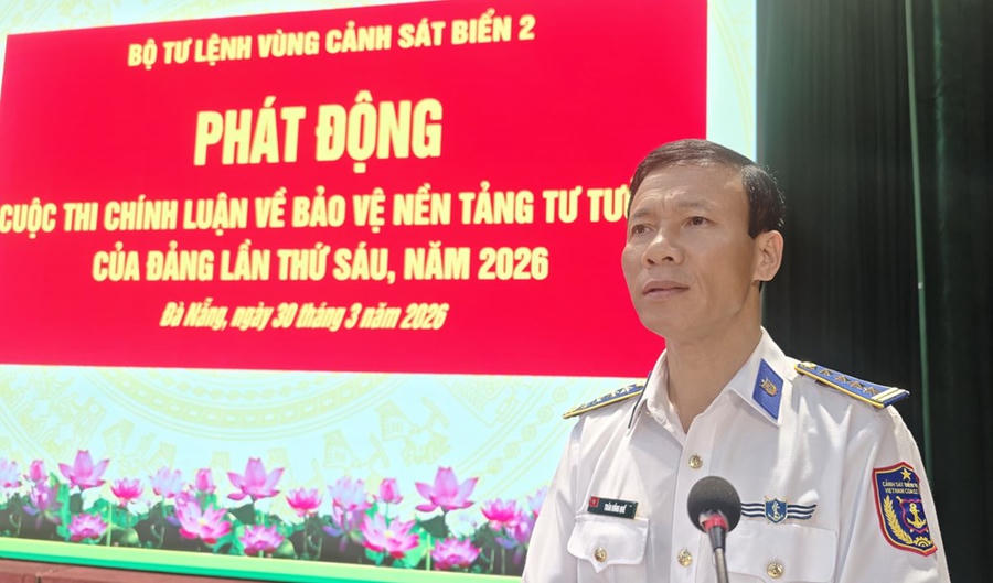 Bộ Tư lệnh Vùng Cảnh sát biển 2 phát động Cuộc thi chính luận bảo vệ tư tưởng của Đảng - ảnh 2