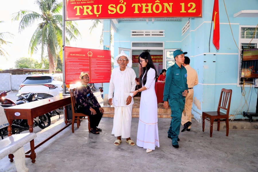 Khánh Hòa: Gần 99% cử tri tham gia bầu cử