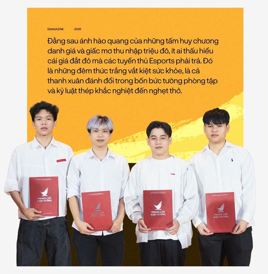 Chơi game thực sự để kiếm tiền: Chuyện nghề của những tuyển thủ mang danh xưng kiện tướng quốc gia