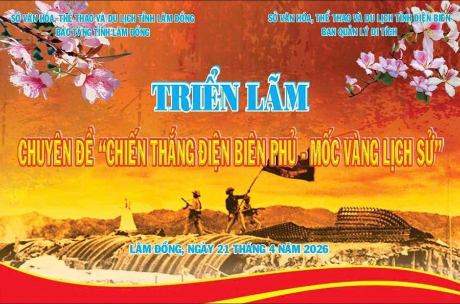 Triển lãm diễn ra từ ngày 21.4-20.5, tại Bảo tàng tỉnh Lâm Đồng, số 4, đường Hùng Vương, Phường Xuân Hương - Đà Lạt, tỉnh Lâm Đồng