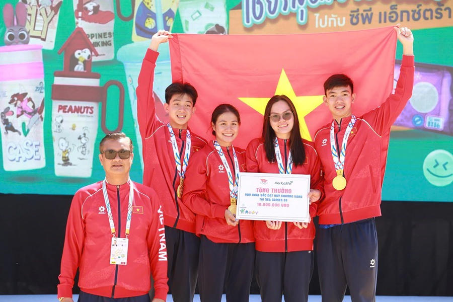 Danh sách các VĐV Việt Nam giành huy chương tại SEA Games 33