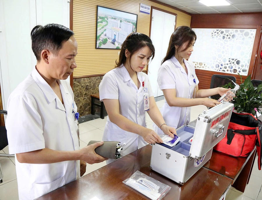 Các đơn vị y tế chủ động chuẩn bị cơ số thuốc, vật tư, trang thiết bị phục vụ công tác y tế dịp Giỗ Tổ.