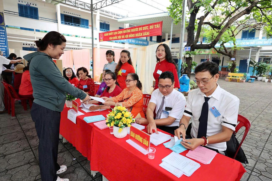 Khánh Hòa: Gần 99% cử tri tham gia bầu cử