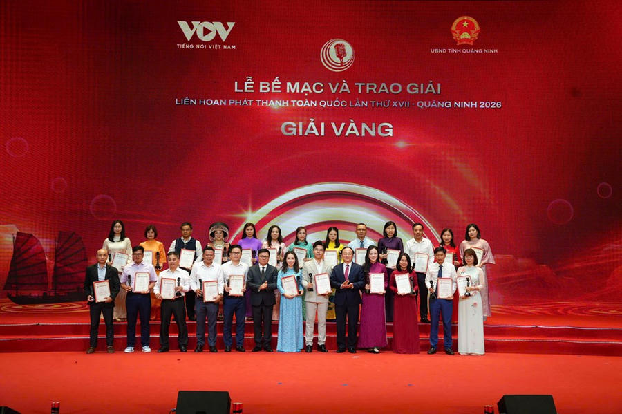 24 giải Vàng được trao tại Liên hoan Phát thanh toàn quốc lần thứ XVII