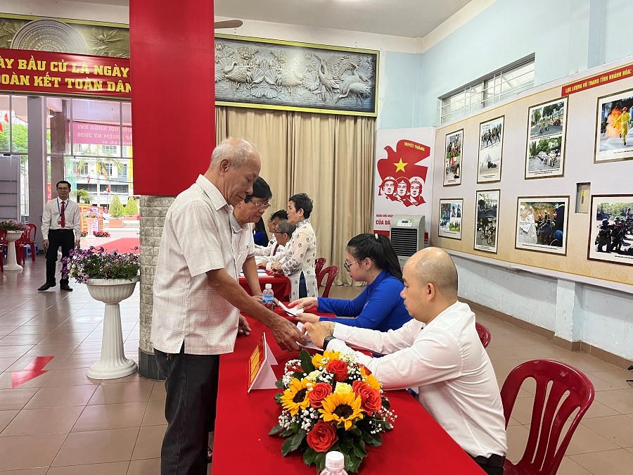 Khánh Hòa: Gần 99% cử tri tham gia bầu cử
