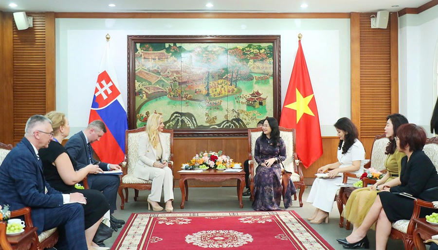 Toàn cảnh buổi tiếp