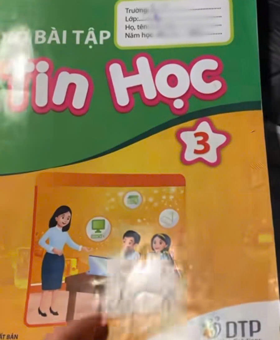 Sách Tin học lớp 3 có chứa web “đen”, đơn vị phát hành ra thông báo khẩn