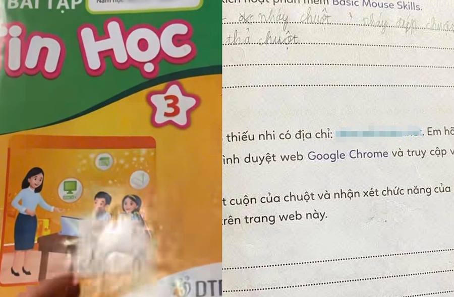 Dừng phát hành và thu hồi Vở bài tập Tin học có đường link dẫn đến web “đen”