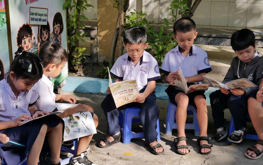Khởi động hành trình “Mở sách – Mở tương lai” cho học sinh tiểu học