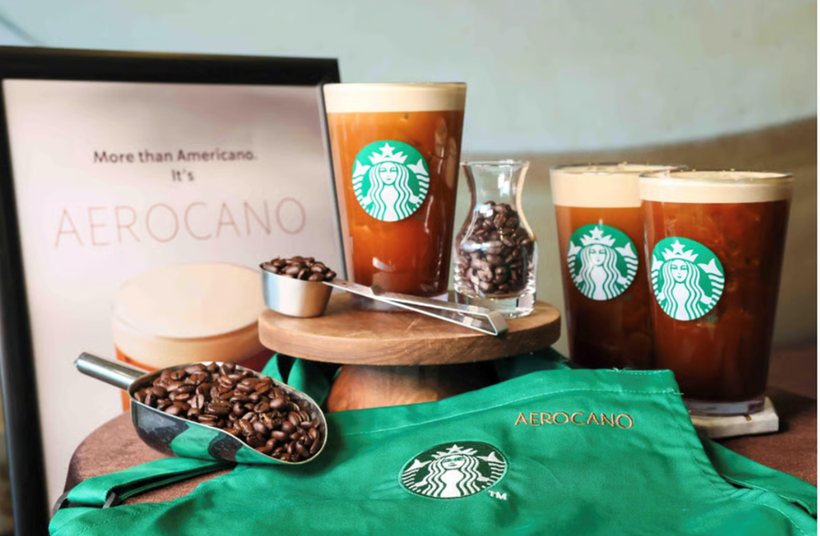 Starbucks tại Hàn Quốc đã giới thiệu đồ uống Aerocano tại các cửa hàng trên toàn quốc