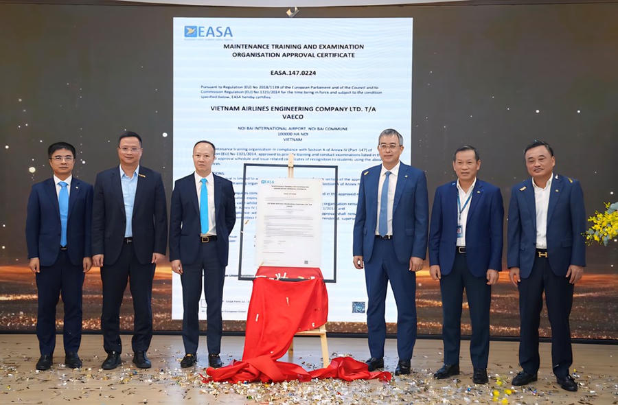Việt Nam có cơ sở đào tạo bảo dưỡng máy bay theo chuẩn châu Âu
