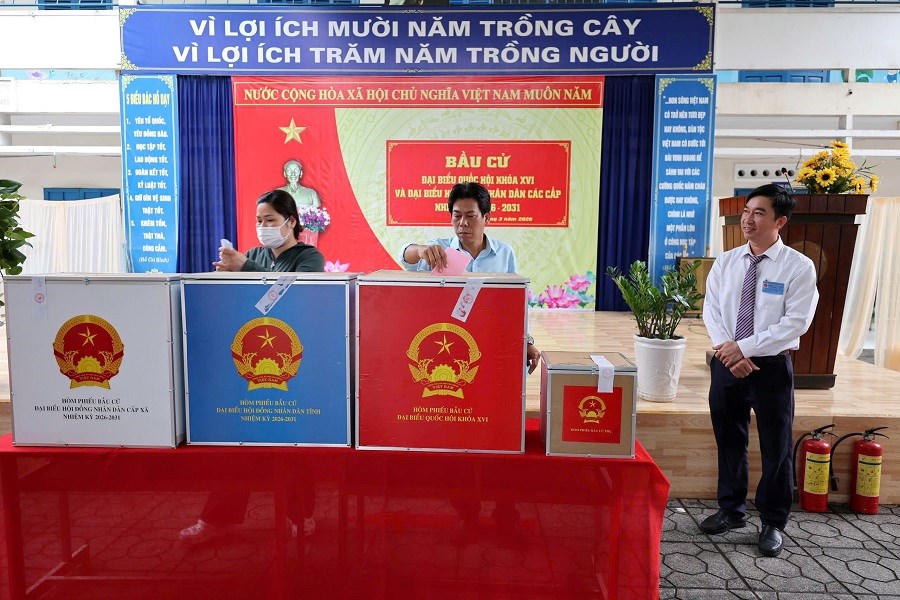 Khánh Hòa: Gần 99% cử tri tham gia bầu cử