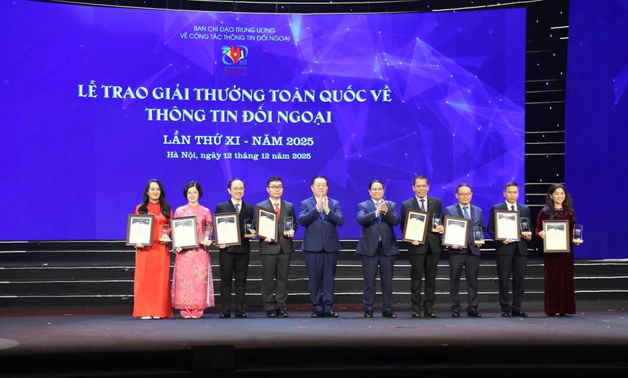 Lễ trao Giải thưởng toàn quốc về thông tin đối ngoại lần thứ XI năm 2025
