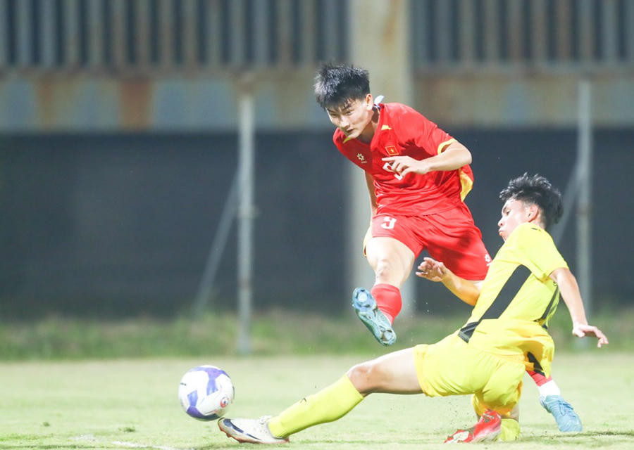 U17 Việt Nam thắng đậm trận ra quân Giải U17 Đông Nam Á 2026 - ảnh 1