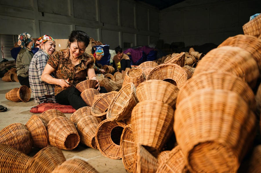Lưu Thượng giữ hồn nghề đan cỏ tế gần 400 năm - ảnh 18