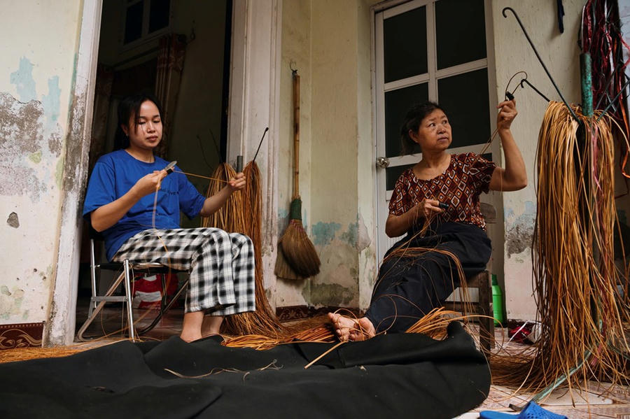 Lưu Thượng giữ hồn nghề đan cỏ tế gần 400 năm - ảnh 16
