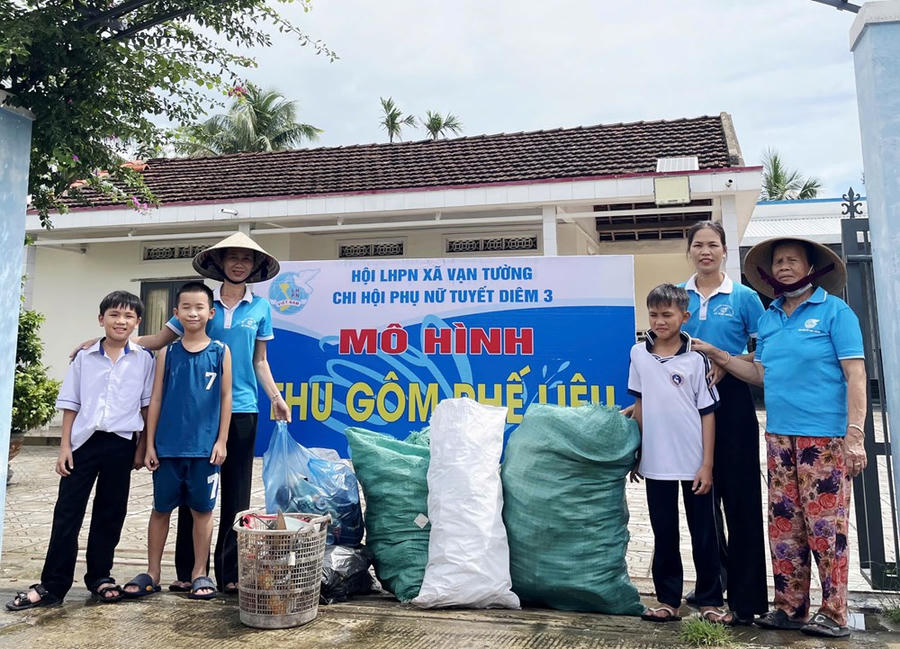 Mô hình Thu gom phế liệu được mọi người tham gia ủng hộ
