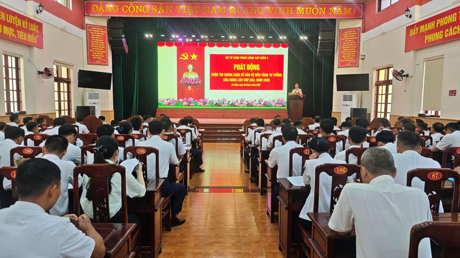 Bộ Tư lệnh Vùng Cảnh sát biển 2 phát động Cuộc thi chính luận bảo vệ tư tưởng của Đảng - ảnh 1