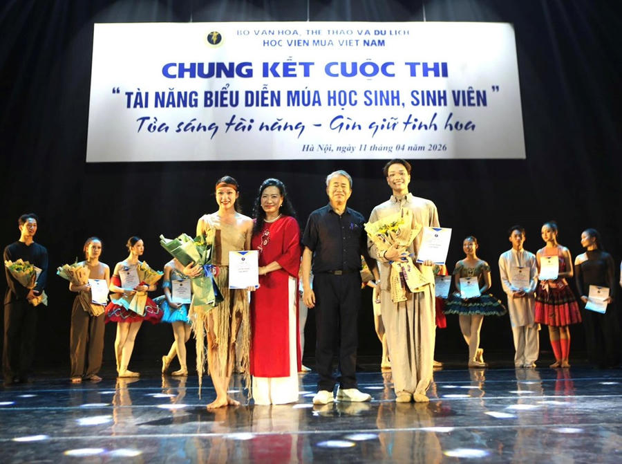 Trao giải Cuộc thi Tài năng biểu diễn múa học sinh, sinh viên năm 2026