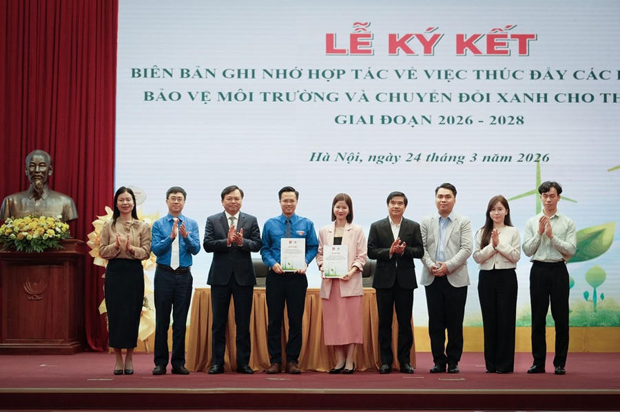 Quỹ Vì tương lai xanh cùng Đoàn Thanh niên Bộ Nông nghiệp và Môi trường chung tay thúc đẩy sáng kiến xanh