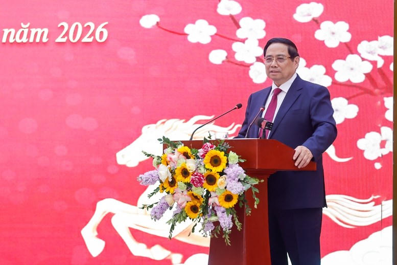 Thủ tướng Phạm Minh Chính phát biểu tại buổi làm việc