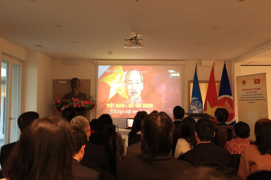 Phái đoàn Thường trực Việt Nam tại Geneva tổ chức tọa đàm tôn vinh Chủ tịch Hồ Chí Minh