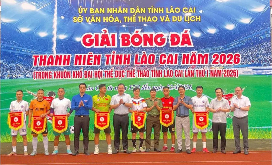 Khai mạc Giải bóng đá thanh niên tỉnh Lào Cai năm 2026
