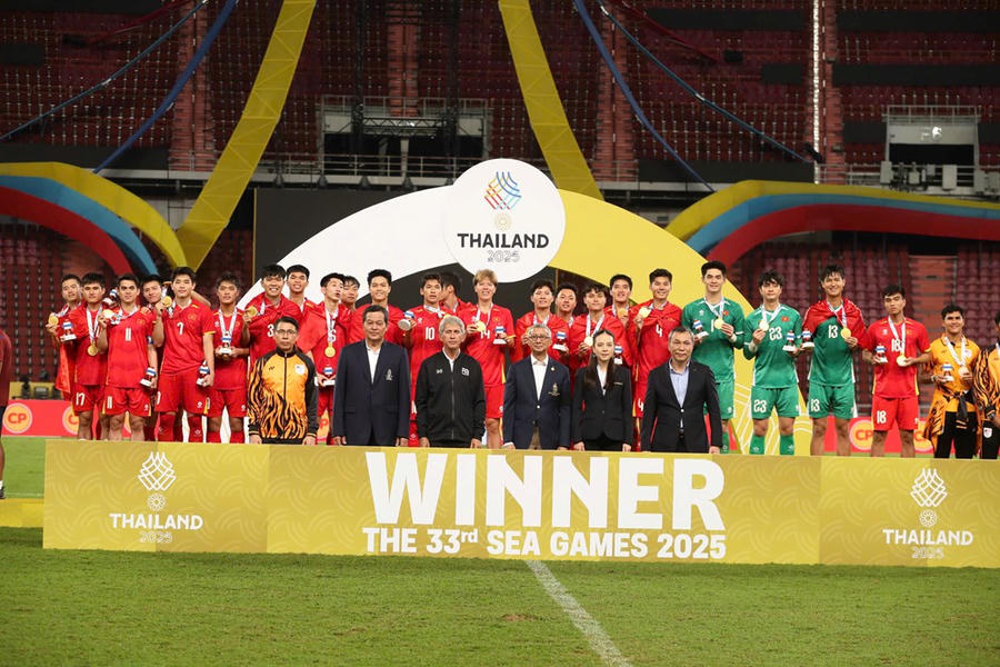 Bảng tổng sắp huy chương SEA Games 33 ngày 18.12: Ngày vàng rực rỡ