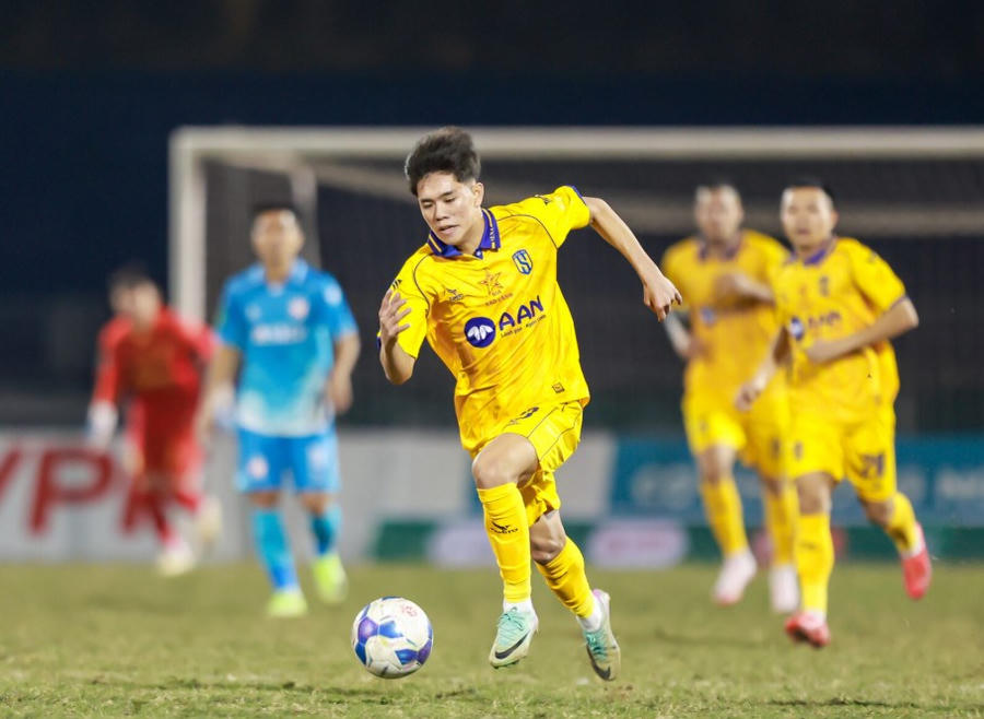 SLNA không thắng cả 3 lần đón tiếp Đà Nẵng gần đây trong khuôn khổ V.League (Ảnh: VPF)