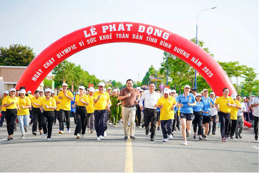 Triển khai tổ chức Tháng hoạt động thể thao cho mọi người và Ngày chạy Olympic vì sức khỏe toàn dân - ảnh 1
