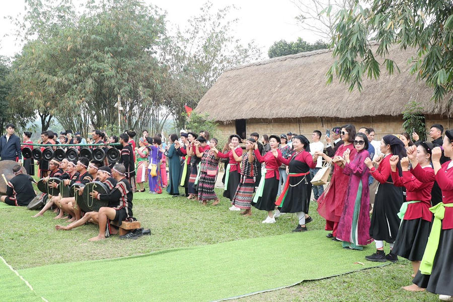 Nghi lễ cầu mùa, cầu an vui và Ngày hội buôn làng Tây Nguyên giữa lòng Hà Nội - ảnh 8