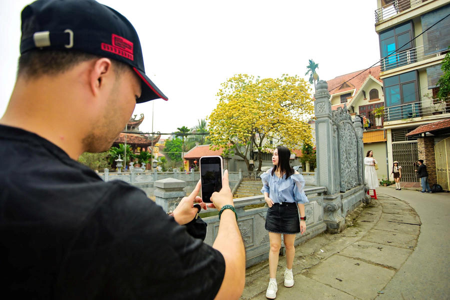 Vẻ đẹp có phần "độc, lạ" của loài hoa này chính là yếu tố hút khách đến check-in