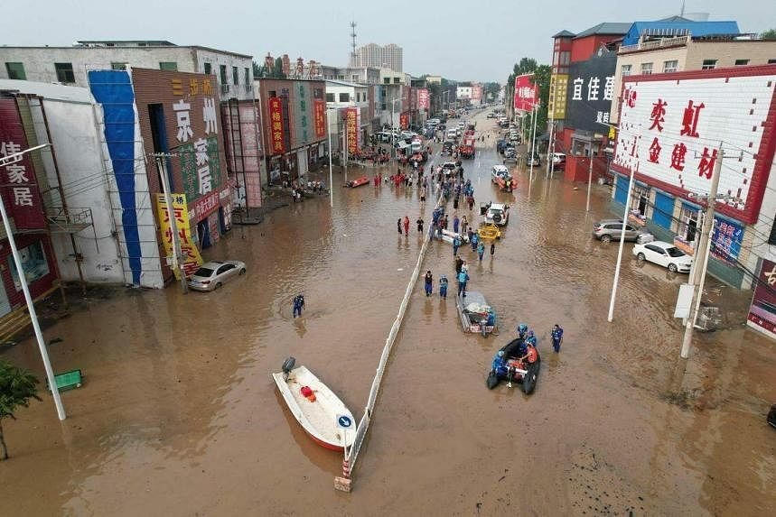 Thành phố Trác Châu, tỉnh Hà Bắc, ngày 2/8. Ảnh: AFP