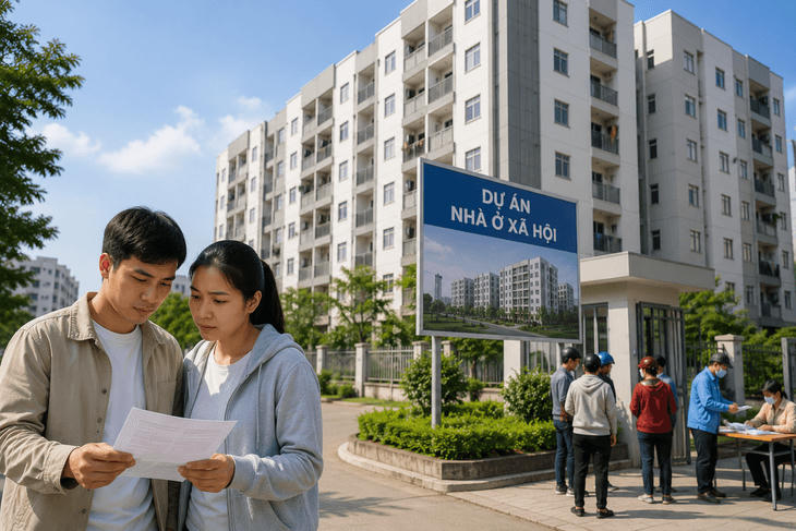 Trước băn khoăn về việc khó mua nhà ở xã hội và tình trạng đầu cơ, Bộ Xây dựng cho biết đang triển khai nhiều giải pháp nhằm tăng nguồn cung, đơn giản hóa thủ tục và bảo đảm đúng đối tượng được thụ hưởng (Ảnh AI).