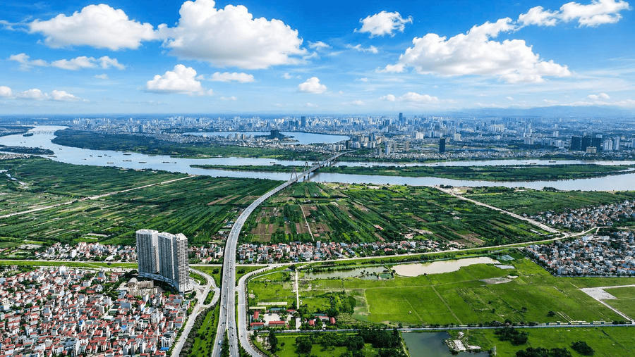 Khơi thông nguồn lực đất đai để tạo động lực tăng trưởng mới. Ảnh: Phạm Hùng
